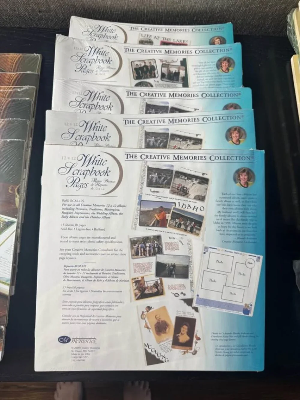 Creative Memories New in Package Original 12x12 White Pages 15 Sheets - 30 Pages